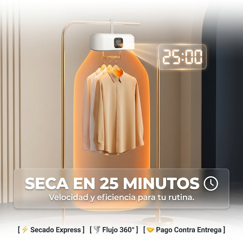 SECADORA PORTATIL DE AIRE CALIENTE 360